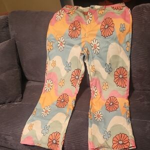 SHEIN Multicolor Floral Boot Cut Pants